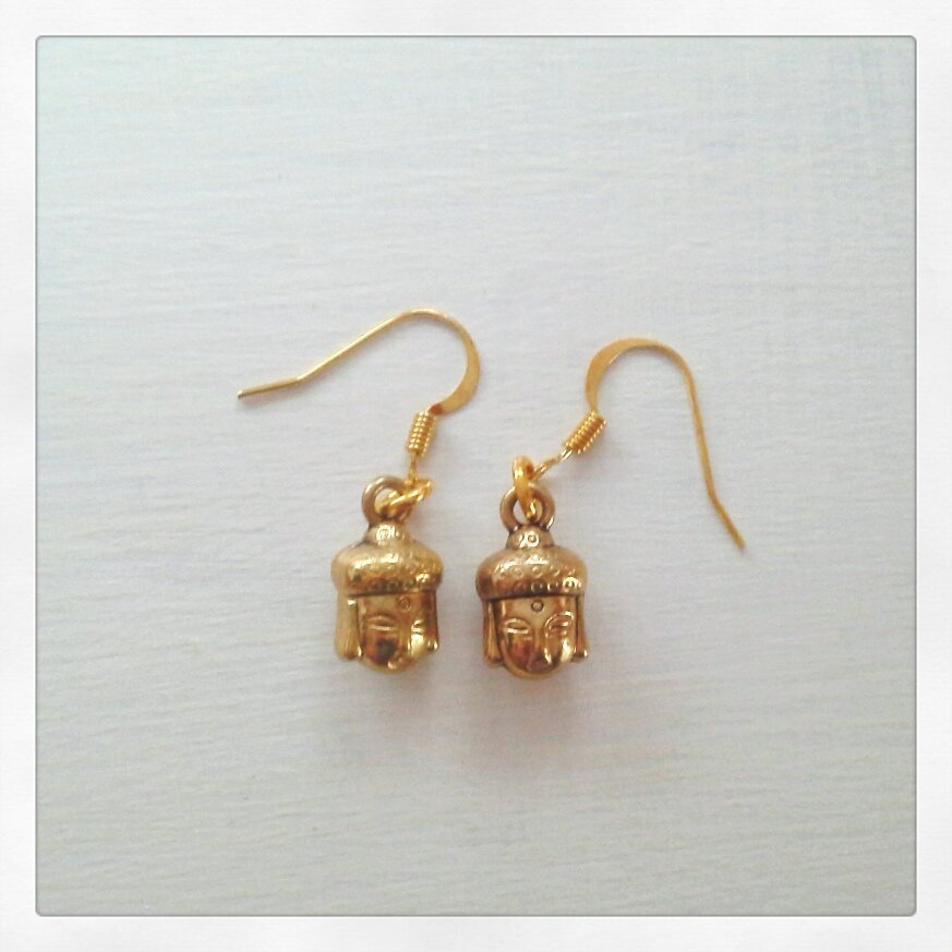 Beautiful earrings "Buddha"